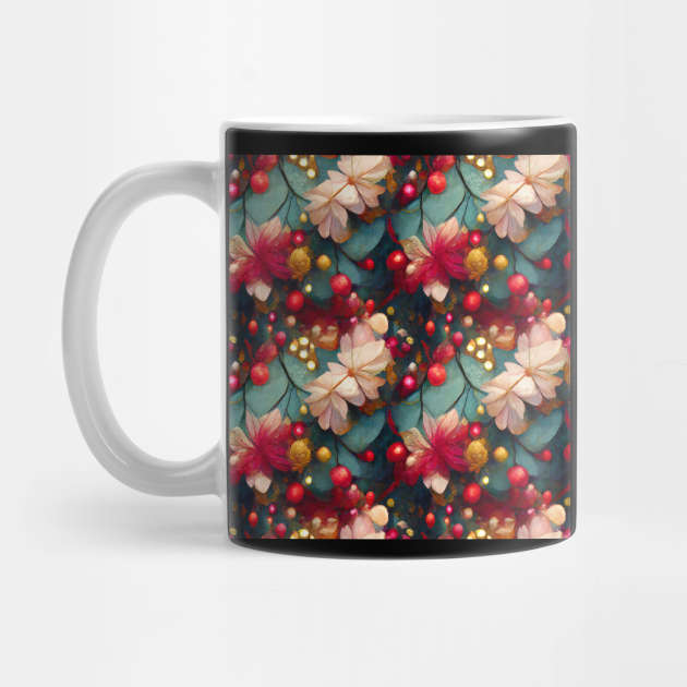 dreamy floral christmas by Eleam Junie